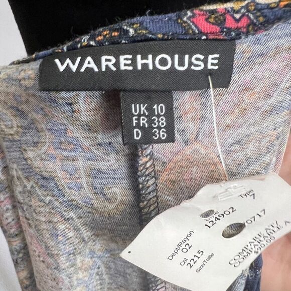 Warehouse 3/4 Sleeve Midi Dress - Picture 5 of 8